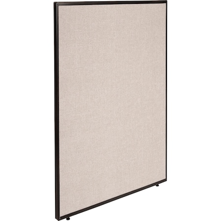 Global Industrial Office Partition Panel, 48-1/4W x 60H, Tan 238637TN